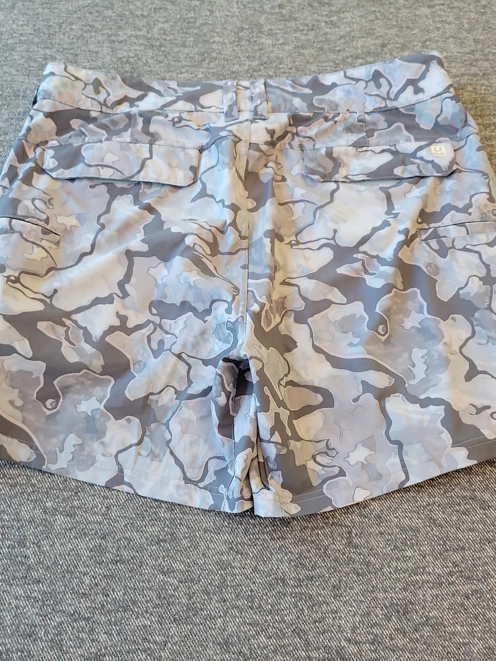 Huk Swim Trunks Men’s XL Blue‎ Camo Board Shorts Outdoors Fishing Inseam 6